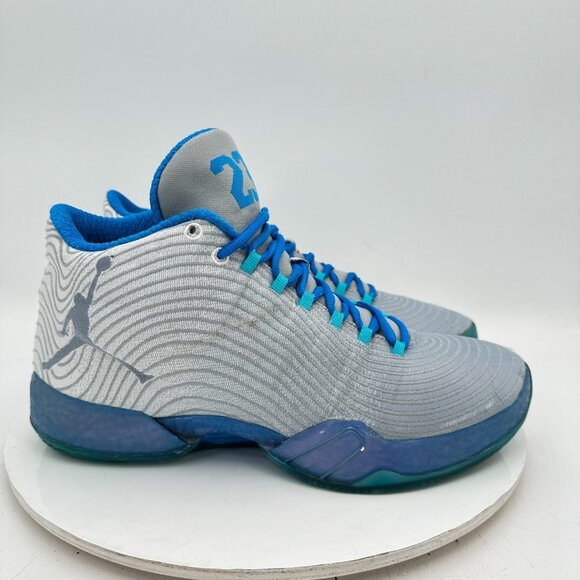 Nike Air Jordan 29 XX9 Playoff Home Men Size 10 749143-104 White Grey Blue Shoes - Picture 4 of 11